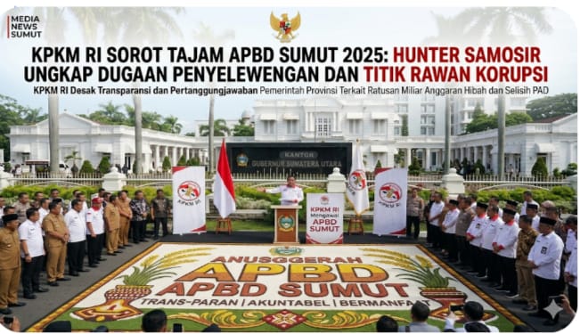 KPKM RI Bongkar Dugaan Titik Rawan APBD Sumut 2025