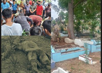 Geger! Makam Dibongkar, Jenazah Lansia Dipindahkan Orang Tak Dikenal di Simalungun
