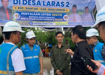 GIMP dan KRJP Sumatera Utara Berkolaborasi dengan PLN UID Sumut Gelar Penyalaan Listrik Gratis dan Pembagian Sembako
