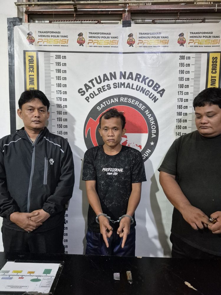 Polsek Jorlang Hataran Amankan Terduga Pengguna Sabu di Simpang Kasindir