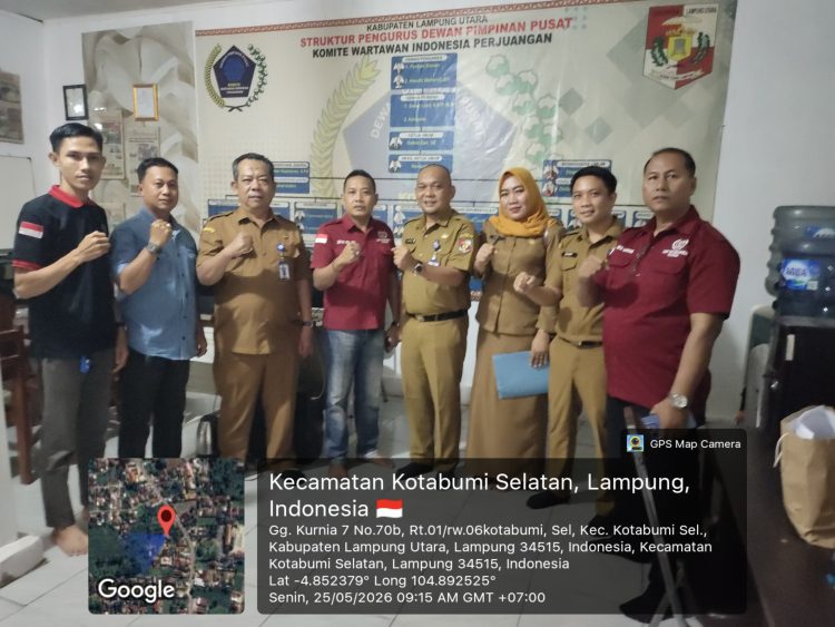 Perkuat Sinergi, Kesbangpol Lampung Utara Kunjungi DPP KWIP